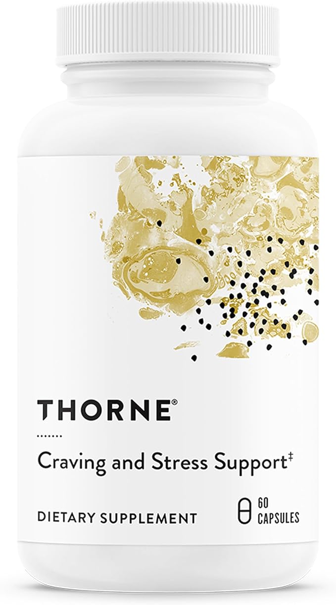 THORNE - Craving and Stress Support - 5-MTHF B Vitamins Folate &amp Plant Extracts to Support Sleep Cravings &amp Stress* - 30 Servings