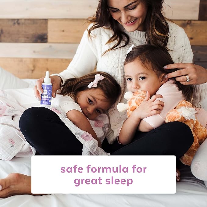 Wink Well Kids Liquid Melatonin Drops Natural Melatonin Drops for Children with 1mg Per Serving of Liquid Melatonin for Kids Drug-Free and Non-Habit Forming (2 Pack)