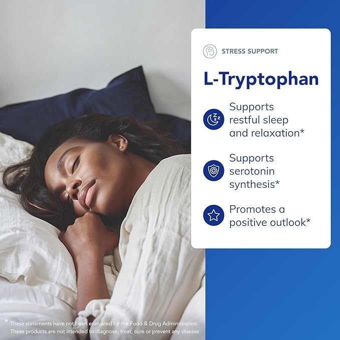 Pure Encapsulations L-Tryptophan | Amino Acid Supplement for Relaxation Serotonin Support PMS and Sleep* | 90 Capsules