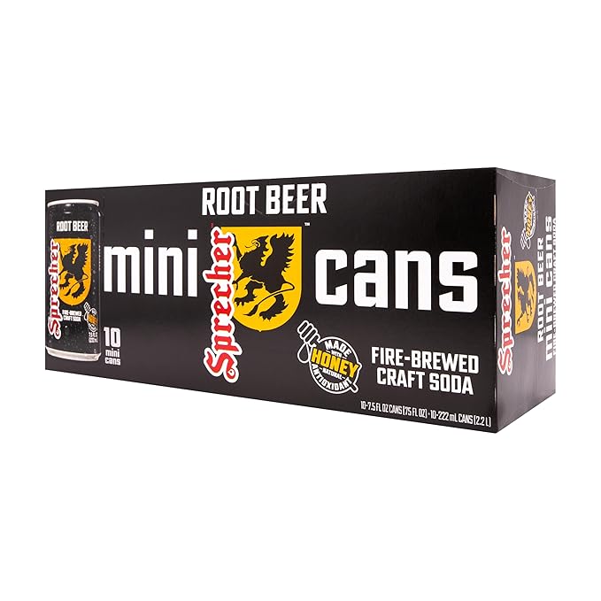 Sprecher Root Beer 7.5 fl oz Mini Cans (10 Pack)