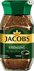 Jacobs Kronung Instant Coffee 200 Gram / 7.05 Ounce (Pack of 6)
