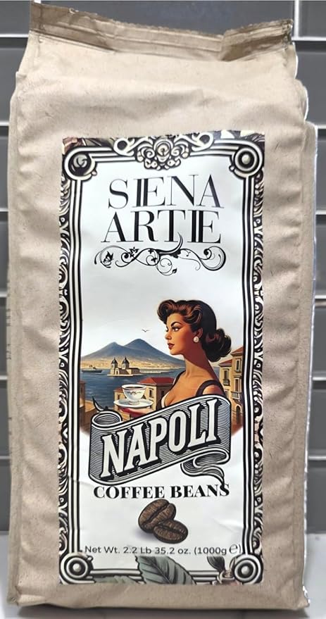 Siena Arte Napoli Italian Roasted Whole Bean Coffee Espresso Blend 2.2 lb (35.2 oz)Blend: Napoli Espresso Blend Form: Whole bean coffee Flavor Profile: A little lighter in character than the Europea