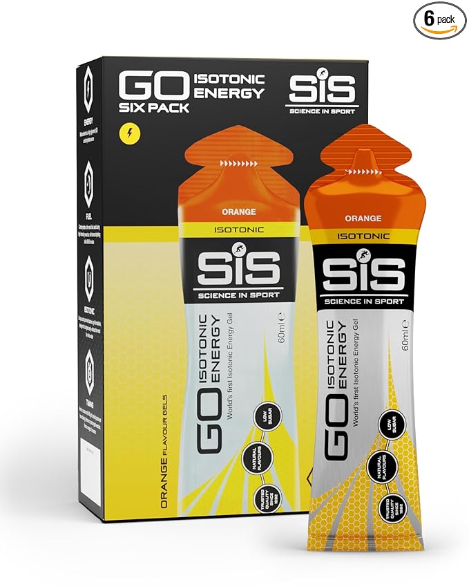 SiS GO Isotonic Energy Gel Sachets (6 Pack) - Orange