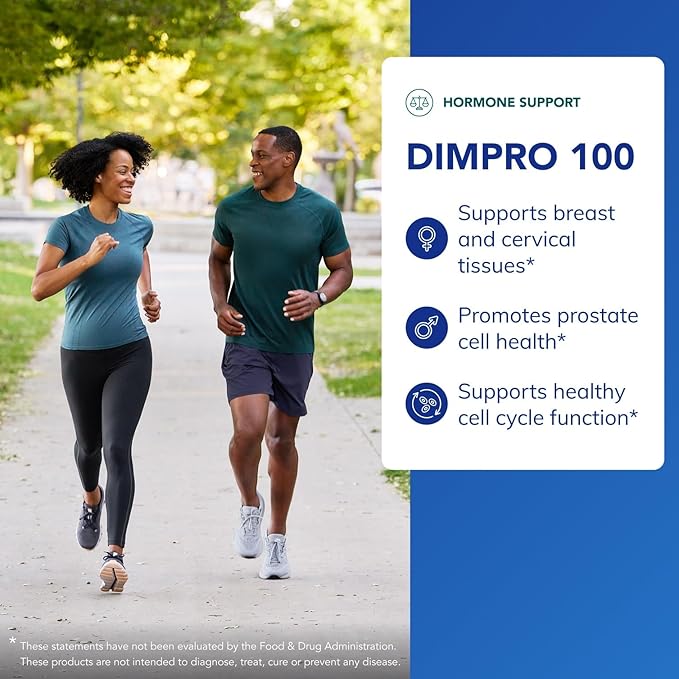 Pure Encapsulations DIMPRO 100 - Diindolylmethane Supplement - for Breast Cervical &amp Prostate Health - Gluten Free &amp Vegan - 120 Capsules