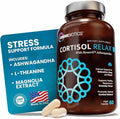 OmniBiotics Cortisol Supplement for Women and Men - High Cortisol Manager with Ashwagandha L-Theanine Magnolia Extract Phosphatidylserine to Support Relaxation Calm Detox - 60 Vegan Capsules