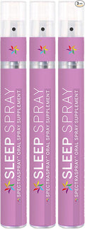 Spectraspray Sleep Support Spray Supplement 3 Pack - Supports Restfulness and Good Night's Sleep 90 Servings of Fast Acting Sleep Aid 30 Day Supply per Spray