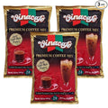 Vinacafe Premium 3 in 1 Instant Coffee Mix New &amp Improved Version Unique Blend of Both Arabica &amp Robusta Coffee Beans 72 Count Packets (3 Bags)