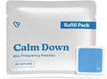 Calm Down Patches | Vibrants Natural Stress Patch | Refill Pack - 28 Bio-Frequency Patches for Stress