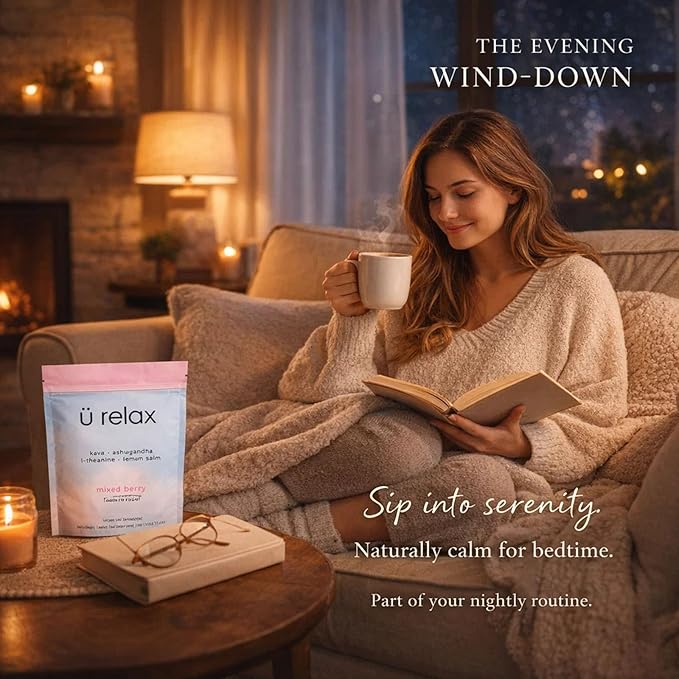 Relax Calming Drink – Natural Calm Powder Drink | Mixed Berry Flavors 15 Packets