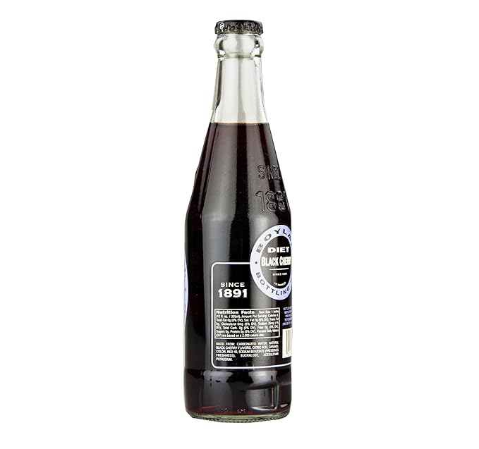Boylan Diet Black Cherry Soda 12 oz. (24 Bottles)