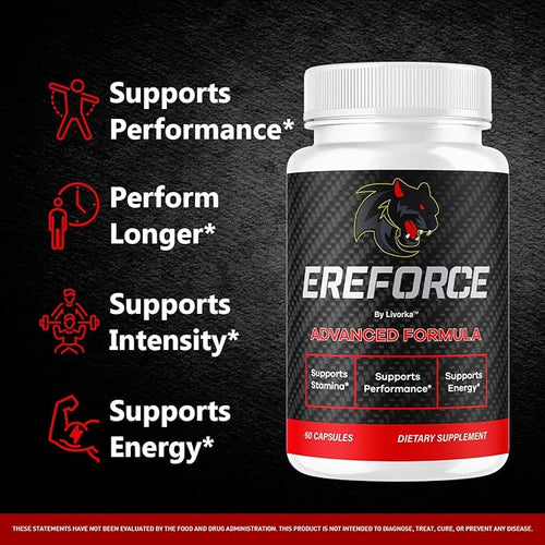 (2 Pack) Ereforce - Ereforce Capsules Advanced Daily Formula Premium All Natural Ingredients- Maximum Strength EreforcePills Support Reviews for Overall Health and Wellness 120 Capsules for 2 Months