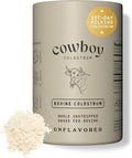 Cowboy - The Exclusive 1st Milking Whole Grass Fed Colostrum Supplement for Full Body Health - Bovine Colostrum Powder Packed w/Bioactive Nutrients - Sugar Free (Unflavored 40 Servings)