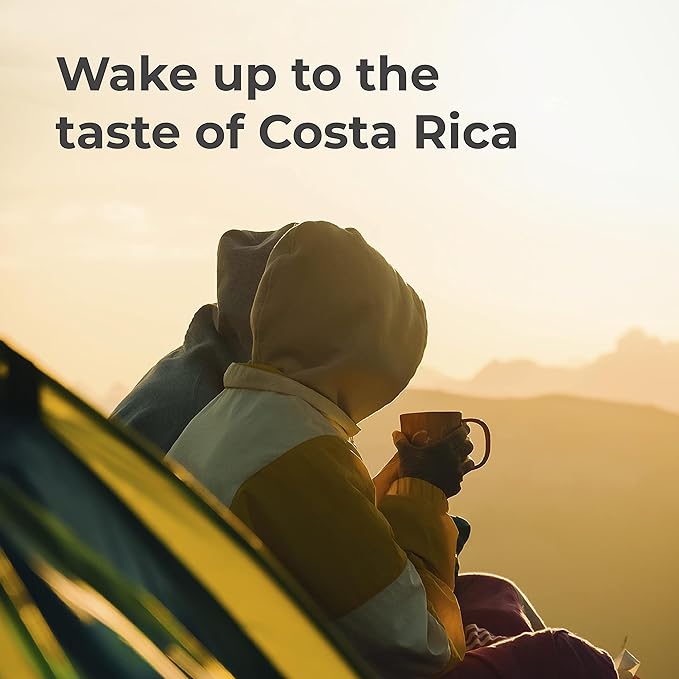 Coffee from Costa Rica Medium and Dark Roast Ground - Two Bags Bundle - 100% Arabica Beans - by Liquid Gold Coffee- Known Source Coffee