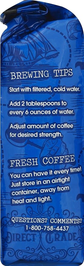 Java Trading Company Organic Ground Coffee Peru Chanchamayo 10 Oz
