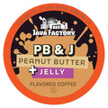 Java Factory Flavored Coffee Pods Peanut Butter and Jelly Compatible with K Cup Brewers 40 Count