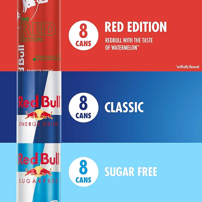 Red Bull Energy Drink Variety Pack 8.4 Fl Oz (12 Pack)