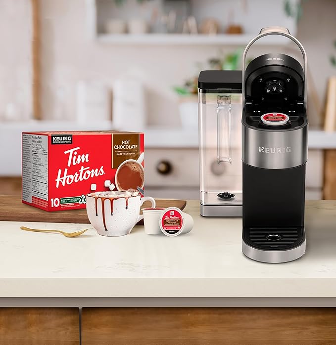 Tim Hortons Original Hot Chocolate Single Serve Keurig K-Cup Pods 10 Count (Pack of 2)