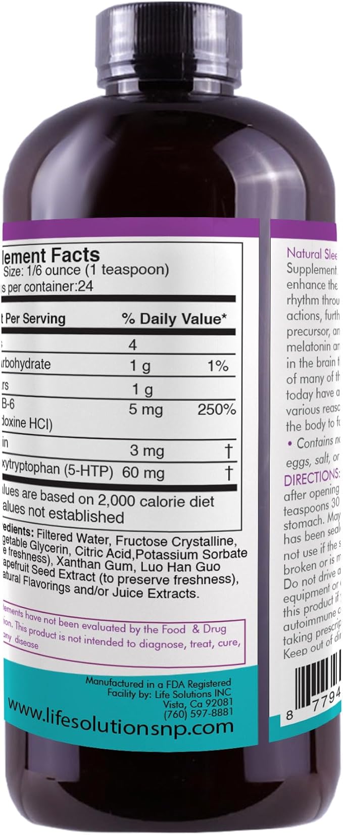 Life Solutions Liquid Natural Sleep 4 floz