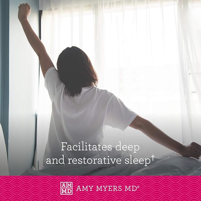 Amy Myers MD Rest and Restore - Supports Restful Sleep Sleep Cycle Balance &amp Overnight Rejuvenation - Non-Habit Forming - Gluten-Free - 60 Capsules (30 Servings)