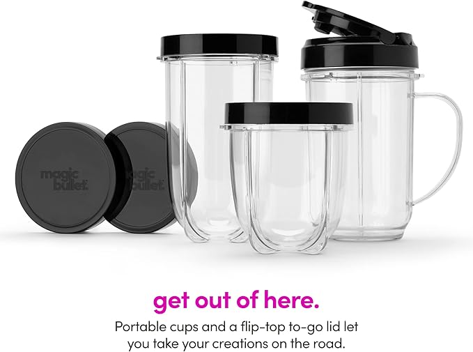 Magic Bullet BlenderSmallSilver11 Piece Set(Pack of 2)
