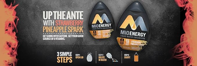 Mio Energy Strawberry Pineapple Spark (6 1.08oz Bottles)