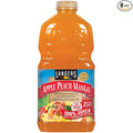 Langers 100% Juice with Vitamin C Apple Peach Mango 64 Fl Oz (Pack of 8)