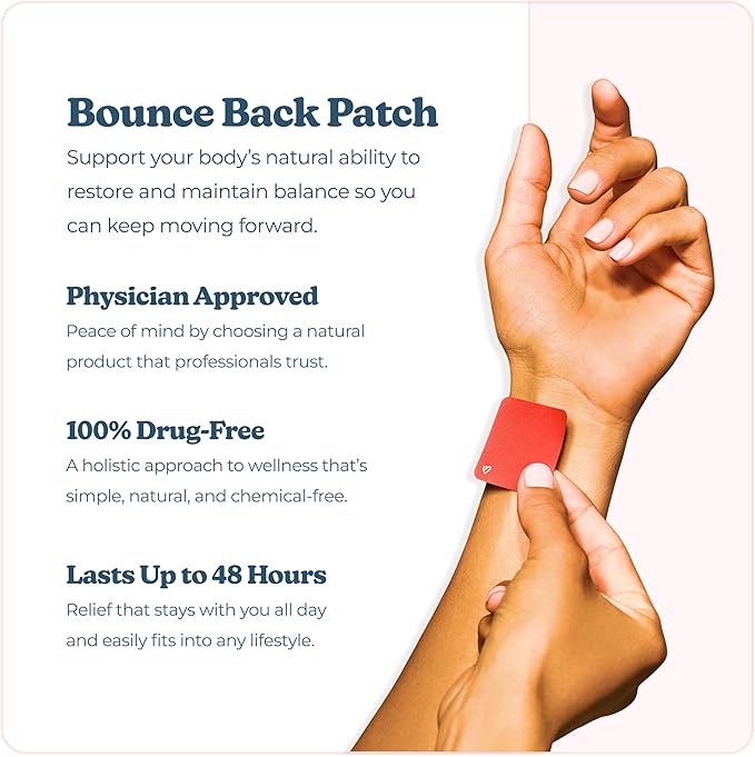 Bounce Back Patch | Vibrants Bio-Frequency Patches for Pain | Sample Pack - 7 Pain Patches