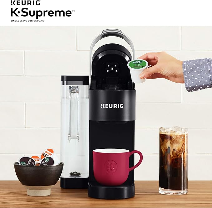 Keurig K-Supreme Single Serve Coffee Maker with Dunkin' Original Blend Medium Roast 60 K-Cup Pods