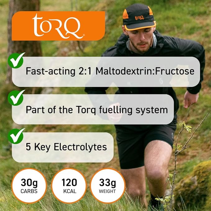 TORQ Energy Drink Mix - Natural Orange - 45 Serving