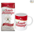 Café Santo Domingo 16 oz Bag Ground Coffee Medium Roast + Café Santo Domingo Coffee Mug 11 oz