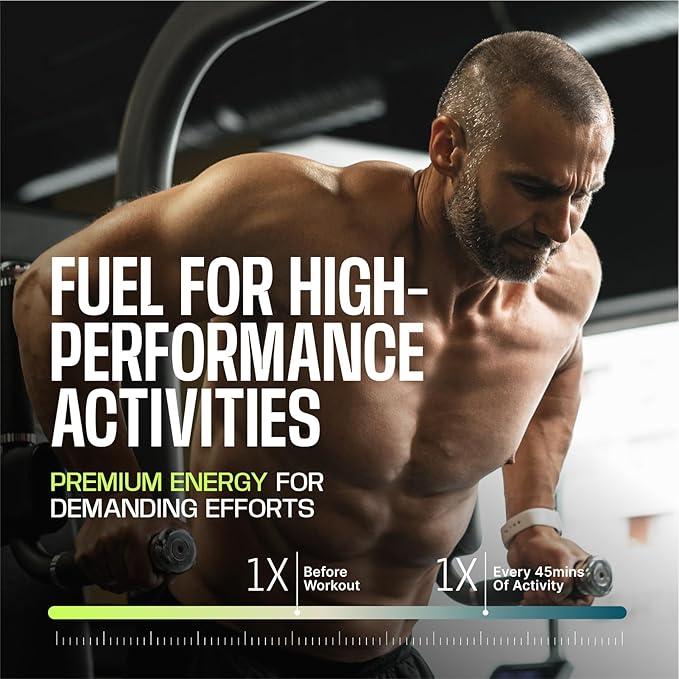Frog Fuel Ultra Energy Gel &amp Pre Workout Shot with 1500mg Beta Alanine Electrolytes 8g Protein Nano-Hydrolyzed Grass Fed Collagen 10g Carbs Gluten Free Fat Free Berry 1.2 oz Packets 24 Pack