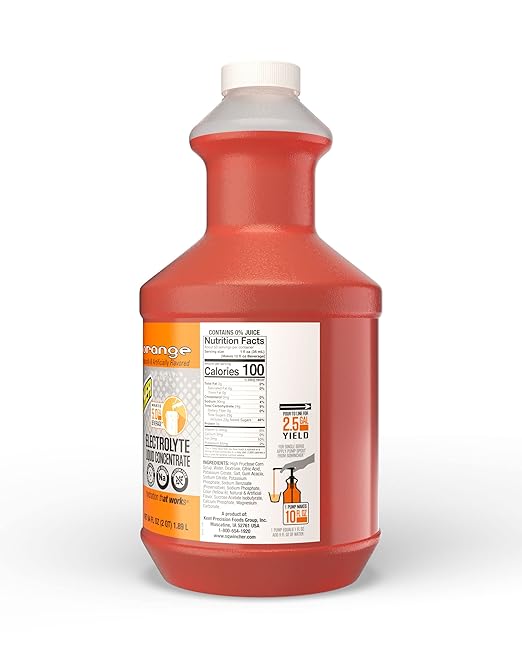 Sqwincher Liquid Concentrate Orange 64 fl oz (Pack of 6)