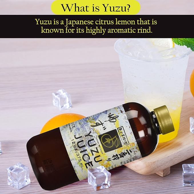 Yakami Orchard 100 % Pure Japanese Yuzu Juice 12 Ounce (Pack of 2)