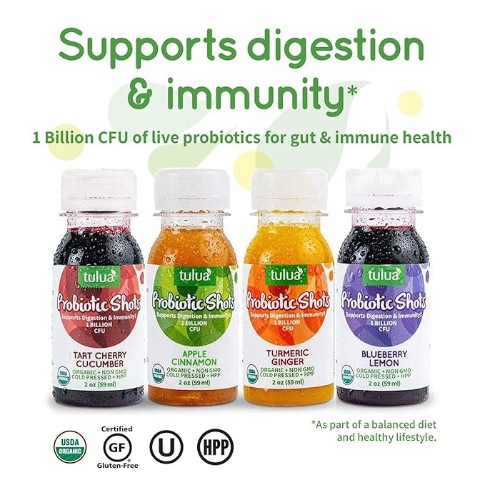 Tulua Tart Cherry Probiotic Shots 12-Pack