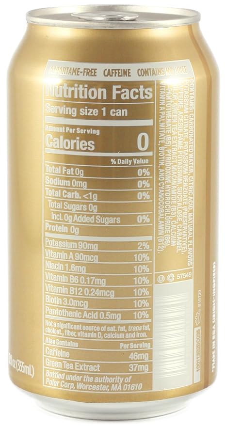 KauffmanTreats Frannie Sparkling Beverage- Zero Calories &amp Sugar Aspertame Free: 8-Ct 12 Oz. Cans (Irish Ginger Ale)