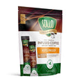 SOLLO Keto Infused Instant Coffee sticks 0 g CARBS Coconut MCT Oil Freeze Dry 100% Arabica 24 per pack.