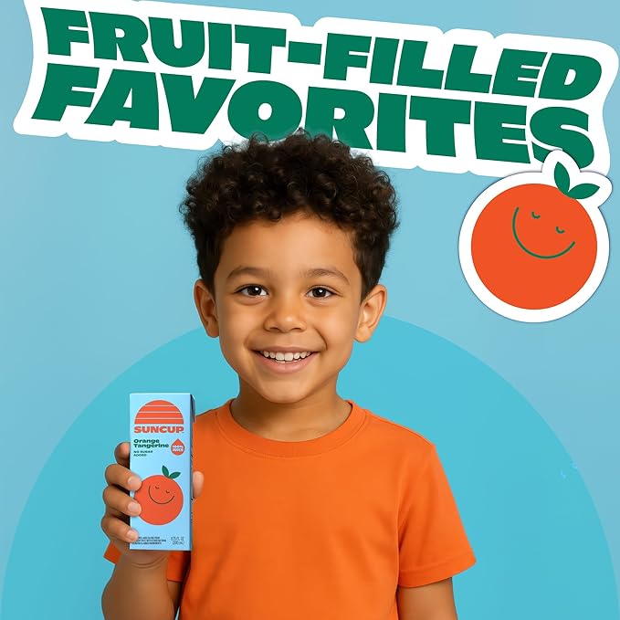 SunCup 100% Juice Boxes for Kids | No Added Sugar No Dyes No Preservatives | Trusted in Schools Across 49 States | Bulk Pack with Straw 6.75 oz (40 Pack) Very Berry