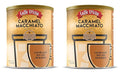 Caffe D'Vita Caramel Macchiato Coffee - Caramel Instant Coffee Latte Mix Gluten Free No Cholesterol No Hydrogenated Oils Kosher-Dairy - 1 Lb Can 2-Pack