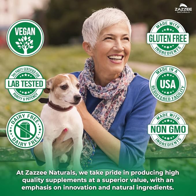 Zazzee High Absorption Artemisinin 100 mg per Capsule 120 Vegan Capsules with 5 mg BioPerine for Maximum Absorption Sweet Wormwood Extract 4 Month Supply All-Natural and Non-GMO