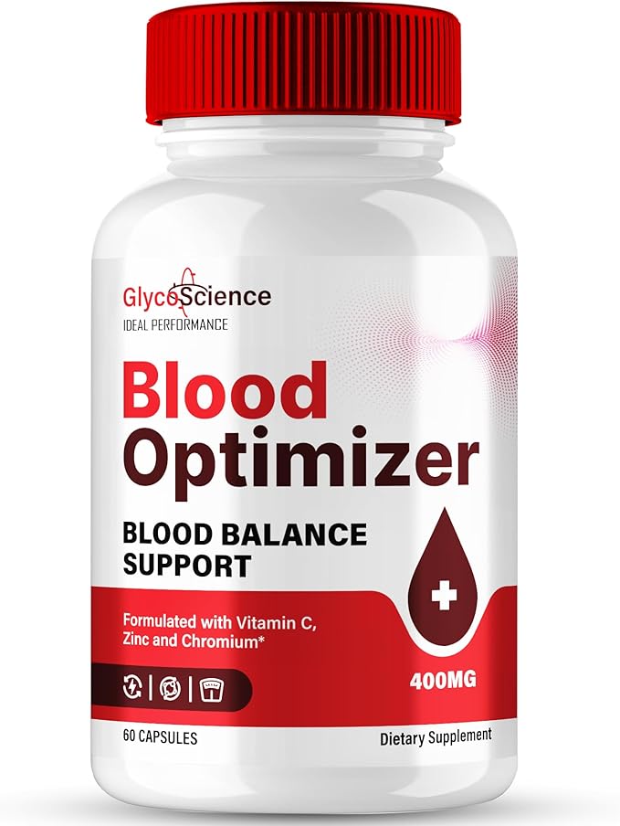 GlycoScience Blood Optimizer Capsules Glyco Science Advanced Blood Formula Supplement Pills - Maximum Strength All Natural Healthy Circulation &amp Stable Levels GlycoScience Reviews (60 Capsules)