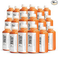 JRINK by Purée Organic Carrot Juice Cold Pressed Ginger Blend Healthy Cleanse Vegan Cold Press Beverage Non-GMO Organic Fruit and Vegetable Drink No Added Sugar 16 fl oz Bottles Pack of 18