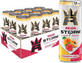 REIGN Storm Strawberry Apricot Fitness &amp Wellness Energy Drink 12 Fl Oz | Pack of 12