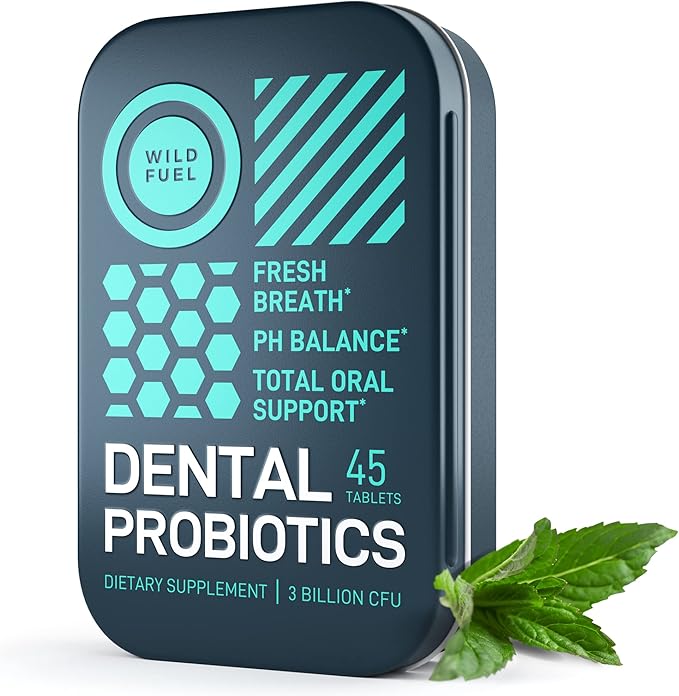 WILD FUEL Liquid Collagen Peptides with Biotin and Dental Probiotics for Fresh Breath Bundle