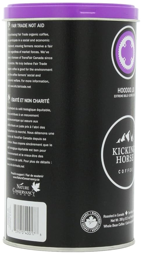 Kicking Horse Whole Bean Hoodoo Jo Dark Extreme Bold Roast 0.77 Pound