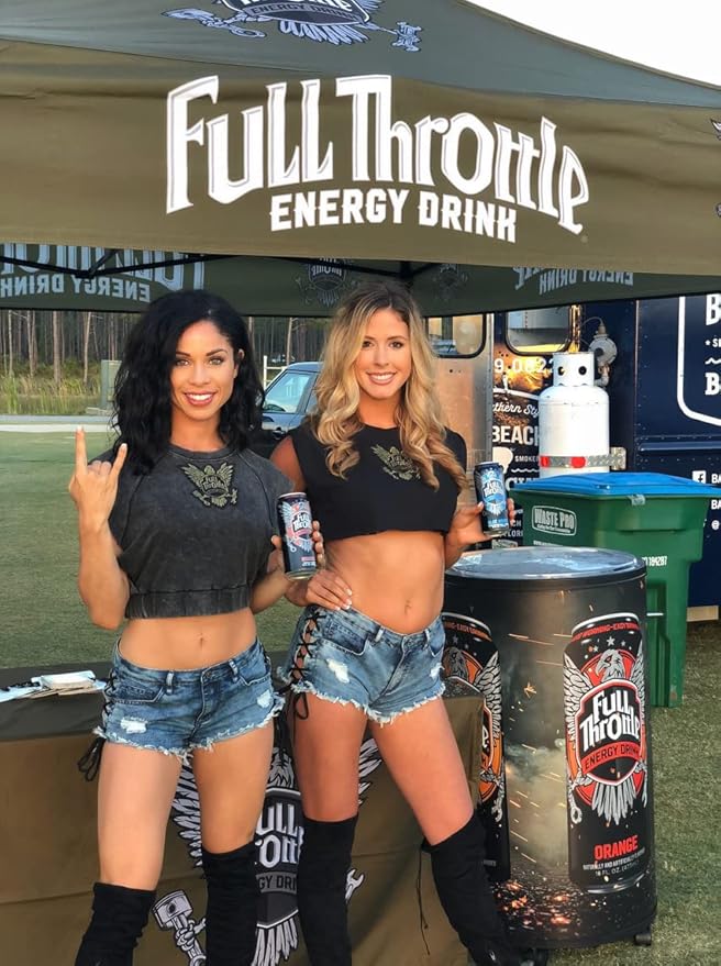 12 Pack - Full Throttle Energy Drink - Blue Agave - 16 Ounce