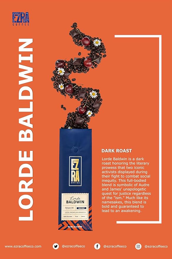 Lorde Baldwin - Dark Roast Ground Coffee - 12 ounce
