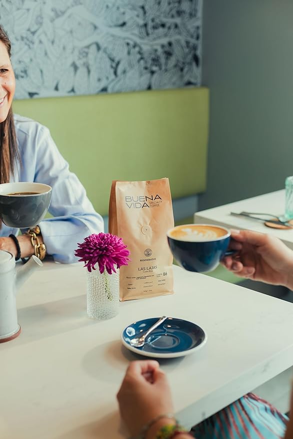 Buena Vida Speacialty Coffee - Las Lajas Whole Bean Yellow Honey - Costa Rican Regenerative Coffee (12 oz)