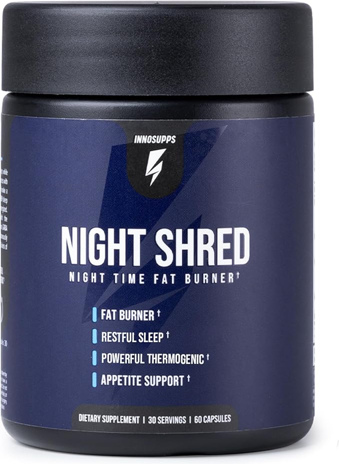 InnoSupps - Female Shred Stack - Inno Glow Volcarn 2000 Inno Shred Stimulant Free Night Shred Inno Cleanse