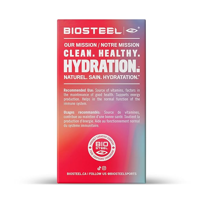 BioSteel Electrolytes Powder Variety Pack - 30 Hydration Packets with Essential Element Electrolytes 3 Flavors: Rainbow Twist Blue Raspberry Mixed Berry Electrolytes Powder Packets