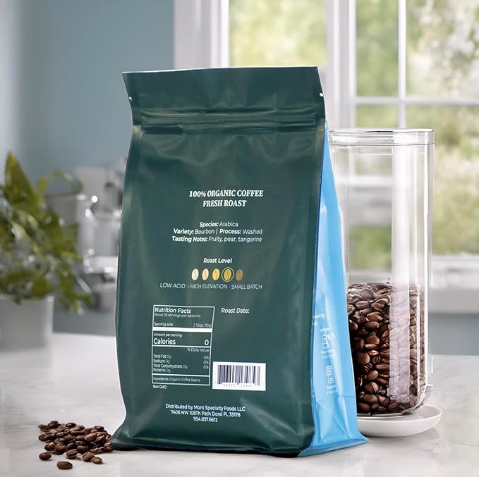 Mont Coffee Ecuador | Pichincha Region | 100% Arabica | Limited Deluxe Coffee | Medium Roast | Premium | Fresh Roast | Sourced Directly from Our Farms | Latitude 0.0'00
